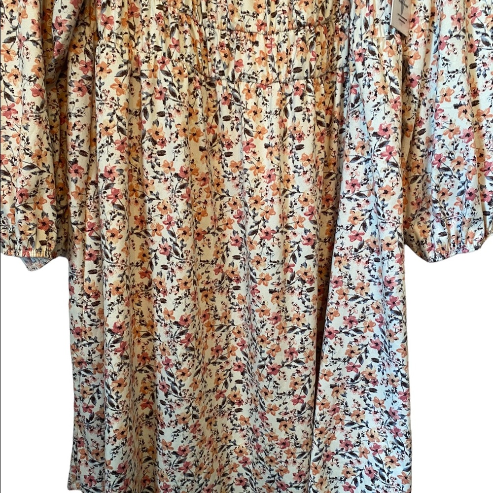 Vibe Sportswear Long Sleeve Floral Dress - Picture 3 of 13